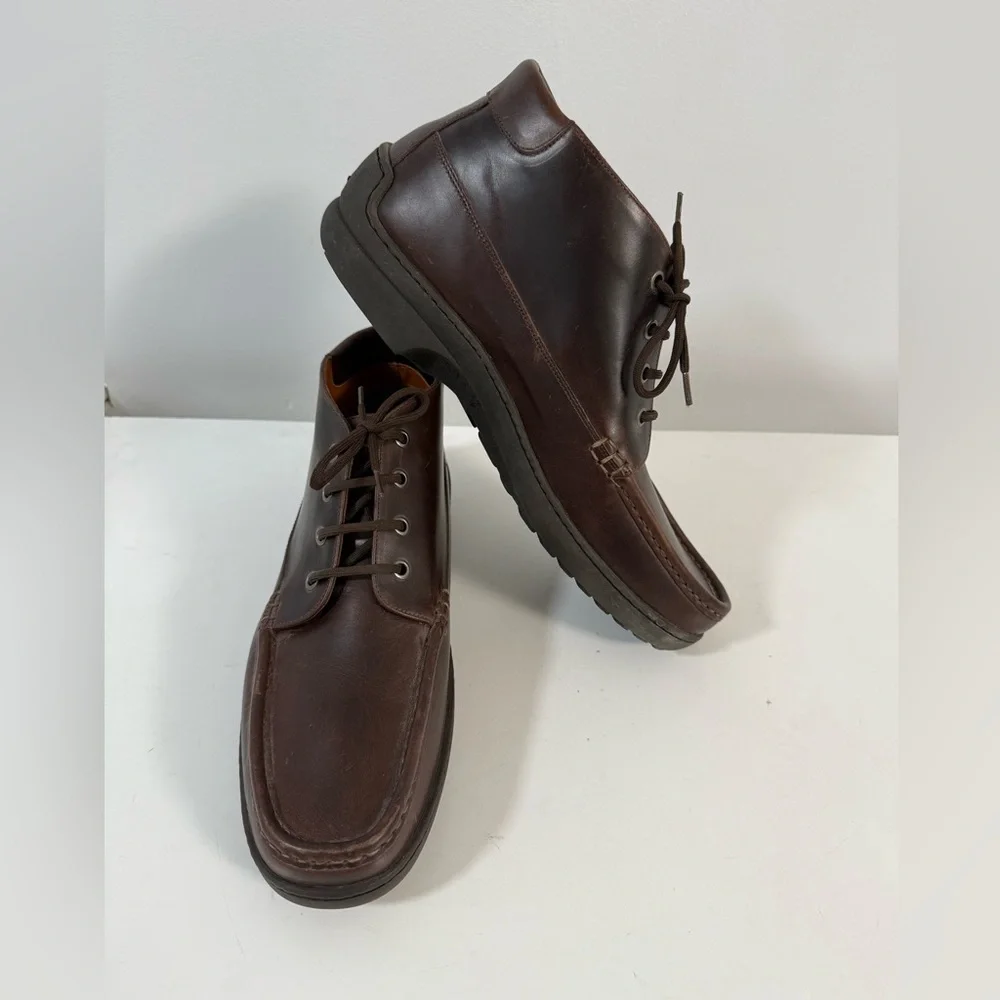 Bally Brown Chukka Boots Rich Leather 13